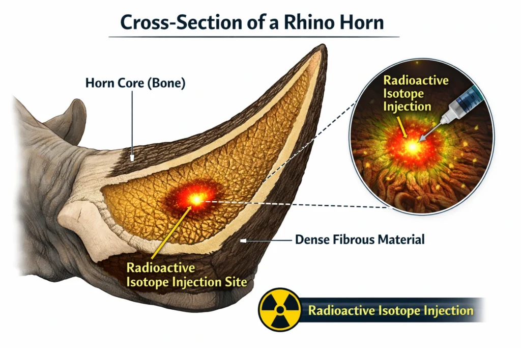 Scientific data on Radioactive Rhino Horns and global fish consumption map