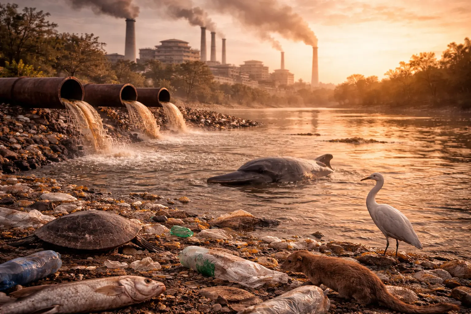 India’s National River The Ganga Is Drowning in Its Own Pollution